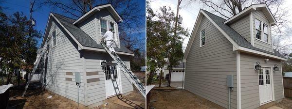 Before & After Exterior Painting by Exceptional Painting