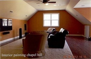 Before and After Interior Painting in Chapel Hill, NC
