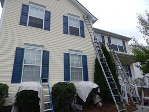 Shutter Painting in Cary NC